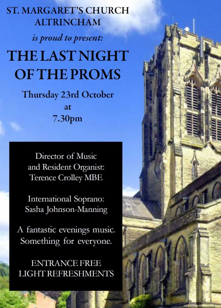 Last night of the proms st margarets church