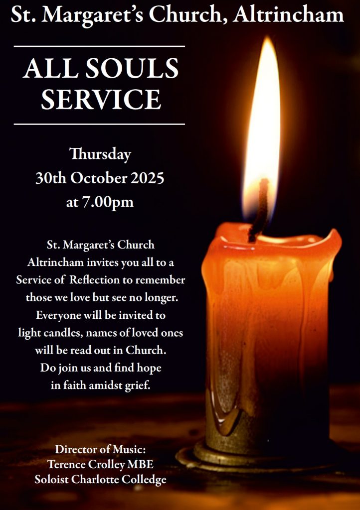 All souls service at St Margarets Church, Altrincham
